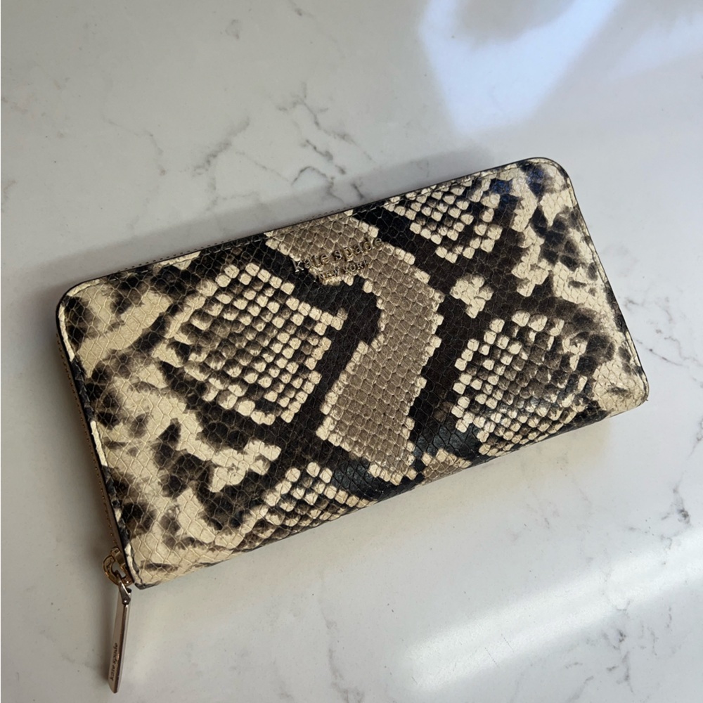 Snakeskin Kate spade wallet